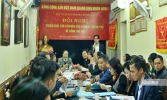 Hội nghị triển khai các văn bản của Đảng, Chính phủ về công tác của Hội Luật gia