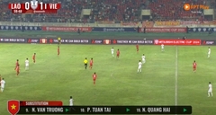 Loạt nhầm lẫn hài hước của AFF trong trận tuyển Việt Nam thắng Lào 