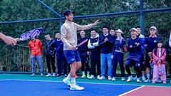  "Thần đồng pickleball " Quang Dương giao lưu cùng CLB Pickleball Vinhomes Riverside