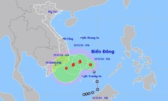 Tin áp thấp nhiệt đới trên biển Đông mới nhất hôm nay (23/12)