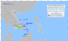 Bão số 10 đang hướng về vùng biển từ Khánh Hòa đến Bình Thuận