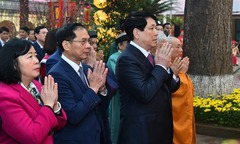 Chủ tịch nước Lương Cường chủ trì Lễ dâng hương khai Xuân tại Hoàng thành Thăng Long
