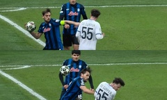 Tự vấp ngã, đội trưởng Atalanta nhận thẻ đỏ  "ngớ ngẩn " nhất Champions League