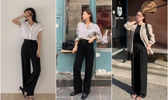 Những cách mix một chiếc quần đen