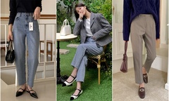 Mẫu giày bệt sau đây  "hack " dáng hiệu quả