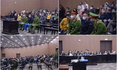 Hình ảnh phiên xét xử vụ cháy chung cư mini 56 người tử vong ở Hà Nội 