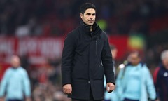 HLV Arteta bất ngờ bỏ dở phỏng vấn sau trận hòa với Man Utd