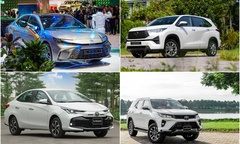 Bảng giá xe ôtô Toyota tháng 3/2025