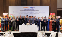 Pfizer và VNVC ký kết biên bản ghi nhớ nhằm thúc đẩy chia sẻ kiến thức trong sản xuất vắc-xin tại Việt Nam