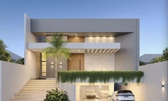 Mẫu nhà 1 tầng 1 hầm để xe rộng, tối ưu chi phí