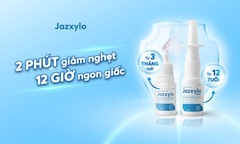 Jazxylo - Giải pháp giảm nghẹt mũi thế hệ mới: Không kháng sinh, không corticoid!