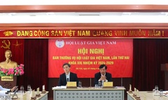 Ban Thường vụ Hội Luật gia Việt Nam khóa XIV tổ chức Hội nghị lần thứ hai