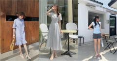 Kiểu trang phục mix với sandal sẽ càng tăng thêm điểm sành điệu