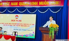 Đại biểu Quốc hội Trần Công Phàn tiếp xúc cử tri tại Bình Dương