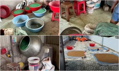 Cảnh hãi hùng trong xưởng sản xuất thuốc giả bằng phụ gia, than tre ở Thanh Hóa