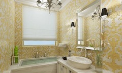 Nhà tắm có dán giấy dán tường được không?