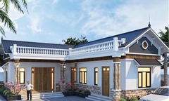 Điểm qua một số mẫu nhà cấp 4 diện tích 5x20 đẹp