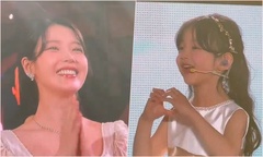 “Tan chảy trái tim” trước cảnh IU ra sức nhắc bài cho “con gái” ở Baeksang 2025