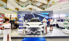 BYD Harmony Sài Gòn mang đến không gian trải nghiệm đẳng cấp các dòng xe BYD tại Thiso Mall Sala