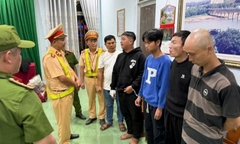 CSGT chặn xe khách, bắt 4 nghi can trong vụ án ở Lâm Đồng đang chạy trốn