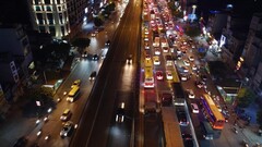 Cấm, hạn chế phương tiện đi đường Vành đai 3 trên cao, hướng Big C - Mai Dịch