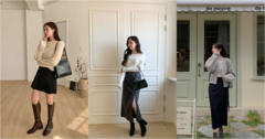 Kiểu kết hợp chân váy với boots không bị xấu dáng
