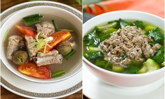 Các món canh thanh mát cho ngày nắng nóng