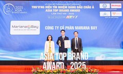 Mariana Bay đạt danh hiệu Top 10 Thương hiệu tín nhiệm hàng đầu Châu Á tại Asia Top Brand Award 2025