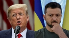 Ông Trump dứt khoát  "gạt bỏ " một đề nghị của Tổng thống Zelensky về Nga giữa lúc  "căng như dây đàn "