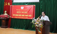 Hội Luật gia Sơn La đẩy mạnh tuyên truyền pháp luật, góp ý xây dựng Hiến pháp 