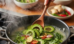 Ăn mướp đắng mát gan?
