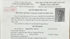 Công an truy nã đặc biệt Nguyễn Duy Anh Vũ