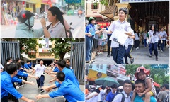 Nhìn lại những hình ảnh  "không thể bỏ lỡ " khép lại Kỳ thi vào lớp 10 THPT 2025 ở Hà Nội
