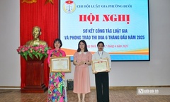 Chi Hội Luật gia phường Bưởi có nhiều đóng góp tích cực cho địa phương