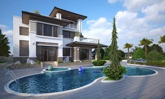 Mẫu biệt thự có hồ bơi