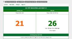 Hôm nay (21/6/2025), có phải ngày đẹp không?