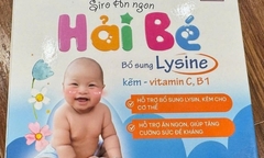 Bộ Y tế yêu cầu thu hồi toàn bộ sản phẩm Siro ăn ngon Hải Bé của TikToker “Gia đình Hải Sen”