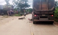 Vụ xe đạp điện  "kẹp " 5 va chạm xe đầu kéo, 2 em nhỏ tử vong: Hé lộ nguyên nhân