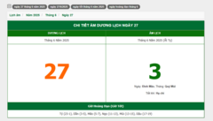 Hôm nay (27/6/2025), có phải ngày đẹp không?