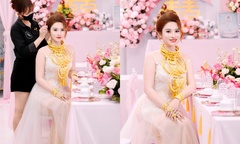 Những cô dâu  "số hưởng ": Cô dâu Tiền Giang đeo vàng  "kín cổ ", màn trao của hồi môn kéo dài nửa tiếng