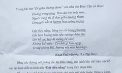 Đề thi Vẽ Mỹ thuật gây  "bão mạng " vì nhìn qua mà... ngỡ đề Văn, Trường ĐH Kiến trúc Hà Nội nói gì?