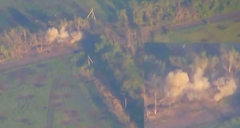 Clip: Pháo thủ Nga khai hỏa  "thần sấm " 2S19 Msta-S chuẩn xác, san phẳng sở chỉ huy quân đội Ukraine