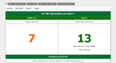 Hôm nay (7/7/2025), có phải ngày đẹp không?