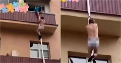 Ngoại tình bị phát hiện, người đàn ông có màn  "tẩu thoát " giữa ban ngày gây chấn động