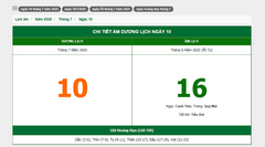 Hôm nay (10/7/2025), có phải ngày đẹp không?