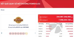 Khách hàng Vietlott trúng số tiền kỷ lục gần 345 tỷ đồng, tiết lộ dãy số may mắn