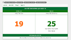 Hôm nay (19/7/2025), có phải ngày đẹp không?