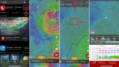 Cách xem đường đi của bão trên điện thoại, máy tính, cập nhật liên tục từng giây