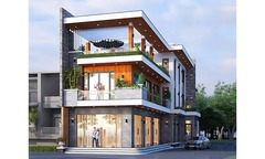 Mẫu thiết kế nhà ở kết hợp kinh doanh