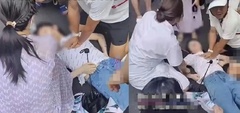 Thầy giáo bị chỉ trích là  "biến thái " vì ép tim cứu cô gái ngất xỉu giữa đường